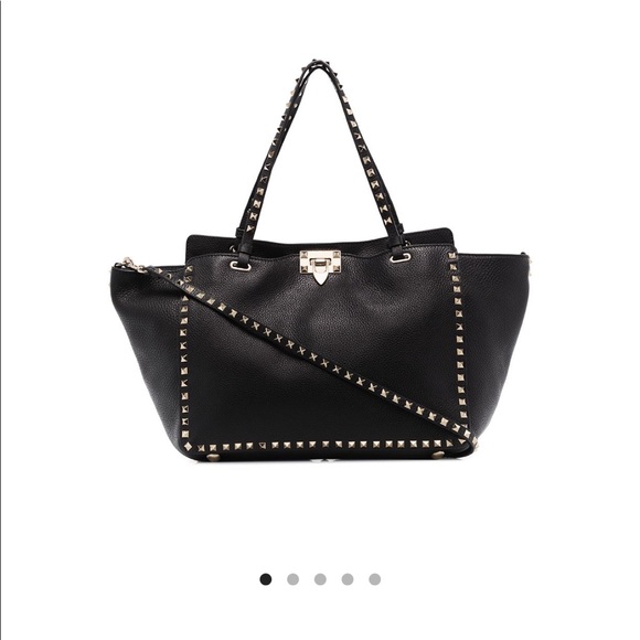 Valentino rockstud tote colour blue - Picture 5 of 5